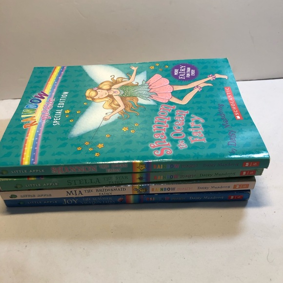 4 Rainbow Magic Fairy Books Special Edition: Ocean Star Bridesmaid Summer Vacay - Picture 2 of 14